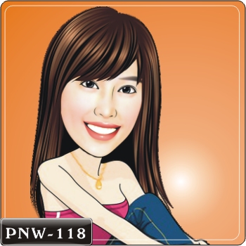 女生人像Q版漫畫PNW-118